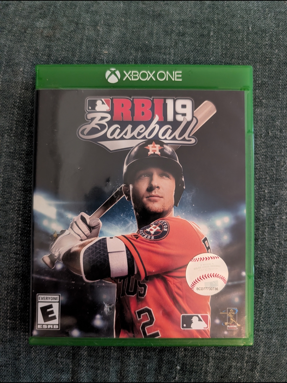 MLB R.B.I. 19 Baseball Xbox One - Orange and Black Cover